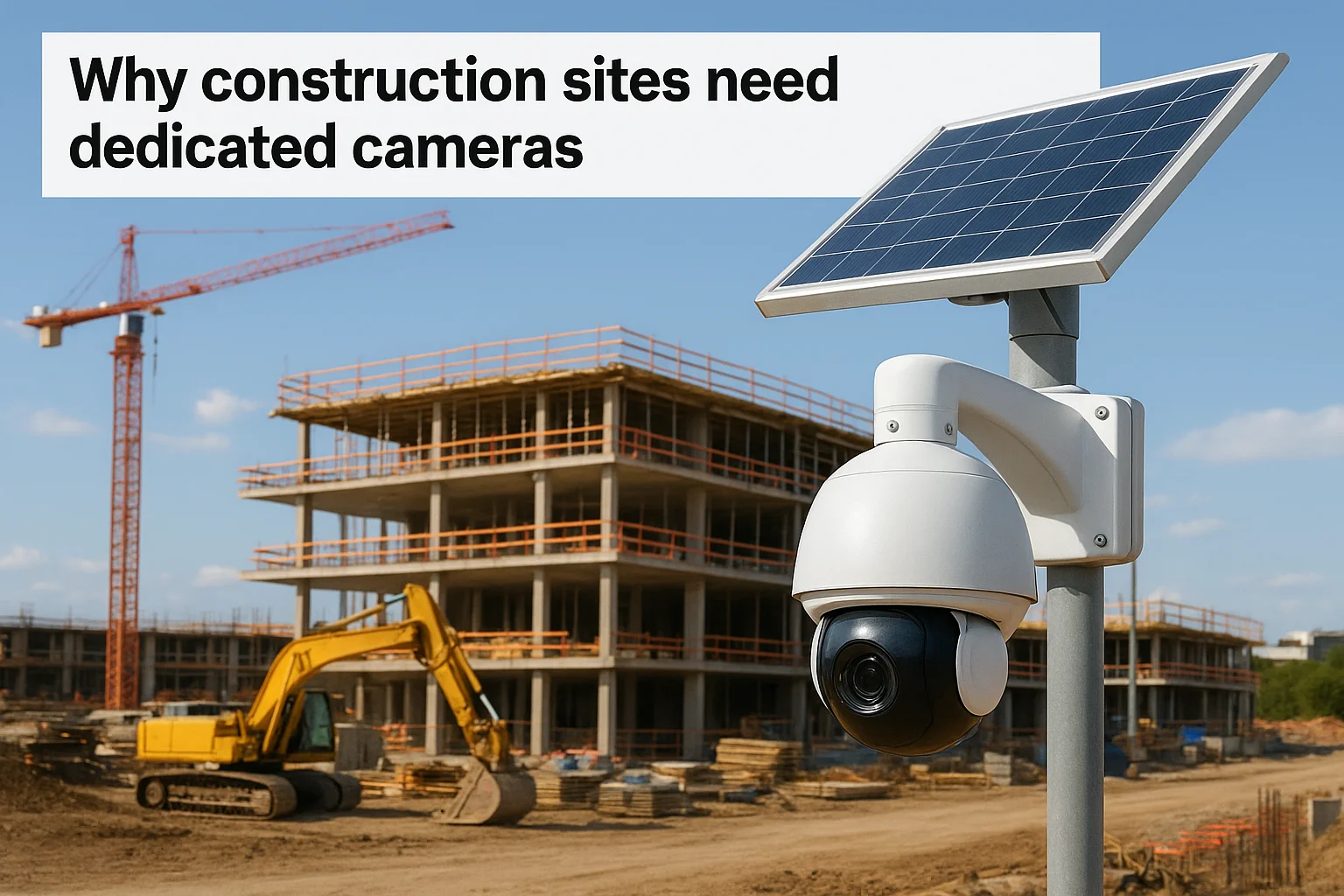 Why construction sites need dedicated cameras